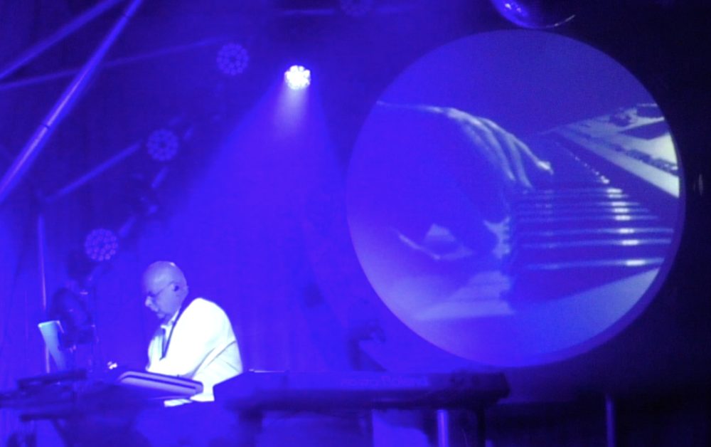 Shine On You Crazy Diamond — live camera on the projection screen